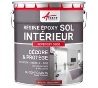 PEINTURE EPOXY SOL - REVEPOXY DECO 2.5 kg (jusqu'à 12.5 m² en 2 couches) - Rouge Tomate - RAL 3013