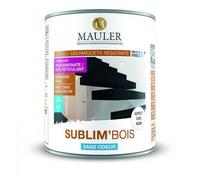 Peinture escalier et sol en bois Sublim Bois - blanc 1 litre Mauler