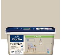 Peinture esprit deco multi-supports - RIPOLIN - 434162 - Beige wes - Satin - 2,5 L