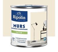 Peinture et décoration murs boiseries & radiateurs satin 0,5L RIPOLIN - Ton: Beige agate