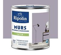 Peinture et décoration murs boiseries & radiateurs satin 0,5L RIPOLIN - Ton: Gris lyre