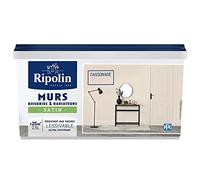 Peinture et décoration murs boiseries & radiateurs satin 2,5L RIPOLIN - Ton: Cassonade
