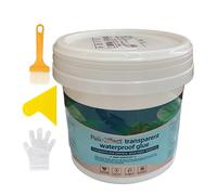 Peinture étanche - scellant transparent | Section de douche | Agent de revêtement isolant intérieur et extérieur anti-fuite | Accessoires de réparation de fuite polyvalent super forts pour les environ