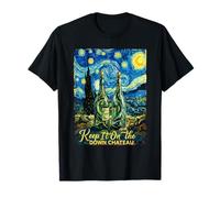 Peinture étoilée Keep It on The Down Château Vin T-Shirt