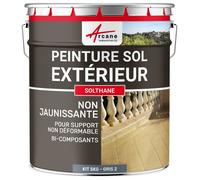 Peinture Extérieur pour Sol Béton - Résistance UV - SOLTHANE - 5 kg Telegris 2 - RAL 7046