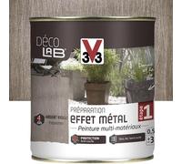 Peinture Extérieure Effet Métal Préparation V33 Déco LAB Argent vieilli
