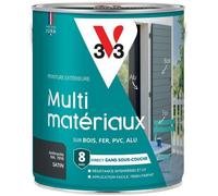 Peinture extérieure Multi-matériaux - Anthracite RAL 7016 - Satin - V33 - 2 5L