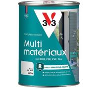 V33 Peinture extérieure multi-matériaux, Blanc satin 1,5L