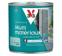 V33 Peinture extérieure multi-matériaux, Bleu lagune satin 0,5L
