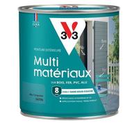 Peinture extérieure Multi-matériaux - Bleu turquoise - Satin - V33 - 0,5L