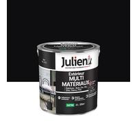 Peinture extérieure multi-matériaux Julien noir satin 2L
