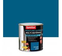 Peinture extérieure multimatériau SYNTILOR - Bleu capri satiné - 0.5 l