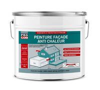 Peinture façade anti chaleur, peinture blanche réflective 10 litres Blanc