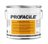 PROFACILE Peinture façade mat HydroPliolite, impression, finition, durable jusqu'a 10 ans 10 litres Blanc cassé (RAL 9010)