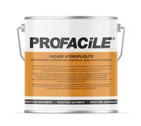 Peinture façade mat HydroPliolite PROFACILE, impression, finition, durable jusqu'a 10 ans 2.5 litres Gris taupe (RAL 7036)