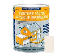Peinture façade PROCOM crépi, façade à relief 2.5 litres Blanc cassé (RAL 9010)