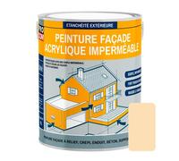 Peinture façade PROCOM crépi, façade à relief 2.5 litres Pierre (RAL 085 90 20)