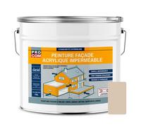 Peinture façade PROCOM crépi, façade à relief, imperméabilisation et protection des façades - Durable jusqu'à 10 ans 10 litres