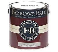 Peinture Farrow & Ball 2.5L Estate Emulsion Blanc Wimborne White No.239
