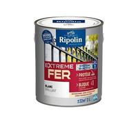 Peinture fer - RIPOLIN - 396027 - Blanc - Brillant - 2 L