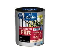 Peinture Fer - Ripolin - 396703 - Noir - Brillant - 2 L Noir G