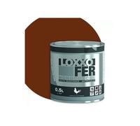 LOXXO Peinture Fer Antirouille Brun fauve 0,5 L