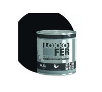 LOXXO Peinture Fer Antirouille Noir mat 0,5 L