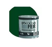 LOXXO Peinture Fer Antirouille Vert Basque 0,5 L