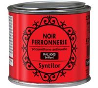 Peinture fer antirouille noir brillant Syntilor 125ml