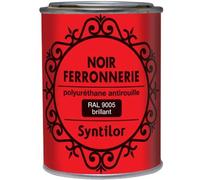 Peinture fer antirouille noir brillant Syntilor 250ml