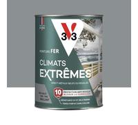 Peinture Fer Climats Extrêmes Brillant Gris Galet 0,25 L