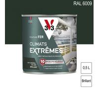 Peinture fer Climats Extrêmes RAL 6009 Vert omorika brillant 0,5L V33