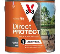 Peinture fer Direct Protect® - Anthracite RAL 7016 - Mat - V33 - 2L