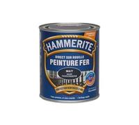 Julien Peinture Hammerite pour fer – Glycérophtalique Noir Brillant 0,25 L