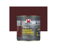 Peinture fer Climat Extrême brillant 0,5L (teinte au choix) V33 - Ton: Rouge basque