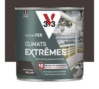 Peinture fer extérieur Climats extrêmes V33, brun havane, 2 l