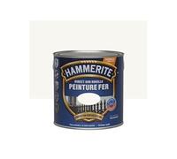 Hammerite Peinture métal Direct sur Rouille – Anticorrosion, Sans sous-couche – Blanc Laqué 2,5 L
