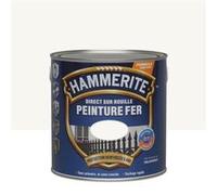 Hammerite Peinture métal Direct sur Rouille – Anticorrosion, Sans sous-couche – Blanc Laqué 2,5 L