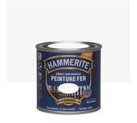 Peinture fer extérieur Direct sur rouille HAMMERITE blanc martelé 0.25 l Blanc G