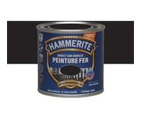 Hammerite Peinture pour fer extérieur Direct sur rouille Noir martelé 0,25 l