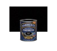 Hammerite Peinture Fer Martelé Direct sur rouille 0,75 L Noir Brillant