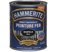 Peinture fer extérieur direct sur rouille noir martelé Hammerite 0.75 L