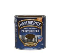 Peinture fer HAMMERITE Direct sur rouille martelé 2,5L chataigne