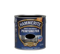 Hammerite Peinture Métal Direct sur Rouille - Anticorrosion, imperméable, direct sans sous-couche - Noir Martelé 2,5 L