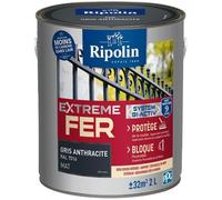 Peinture Fer - - 395988 - Gris Anthracite - Mat - 2 L