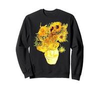 Peinture florale vintage Van Gogh Tournesols Sweatshirt