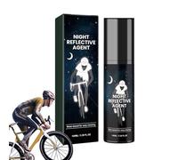 Peinture fluorescente dans le noir, 100 ml, peinture réfléchissante, visibilité nocturne, longue durée, résistance sûre, peinture aérosol brillante pour vêtements, vélos, skateboard