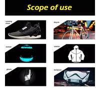 Peinture Fluorescente Réfléchissante Pour La Course À Vélo, Spray De Nuit, Anti-Accident, Marque Fluorescente Lumineuse De Sécurité, 30ml 50ml