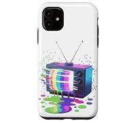 Peinture Fondue Télévision Vintage Rétro Années 70 80 Coque pour iPhone 11