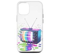 Peinture Fondue Télévision Vintage Rétro Années 70 80 Coque pour iPhone 12/12 Pro